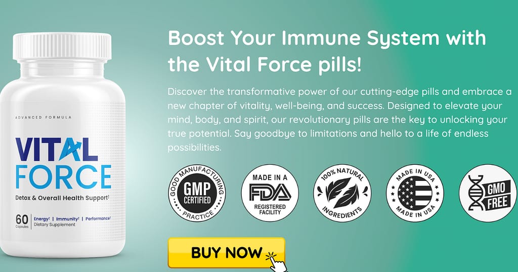 Vital Force Supplement to reduce inflammation in the body fast