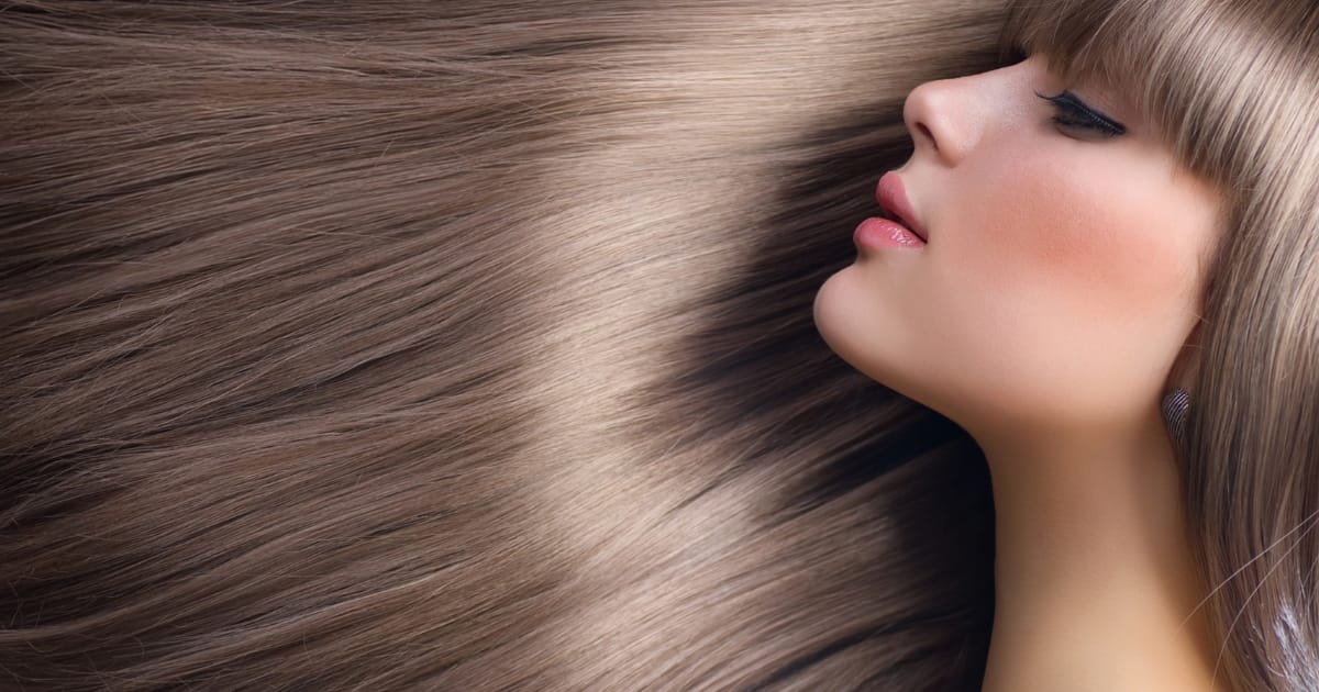 healthy shiny hair