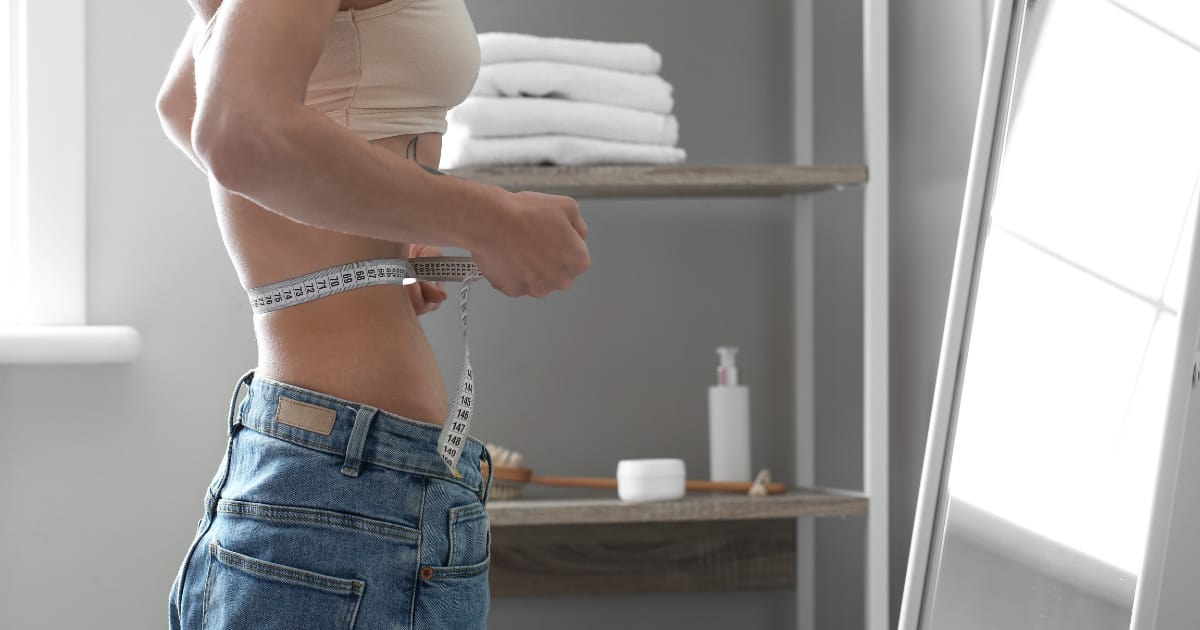 physical shape of underweight people