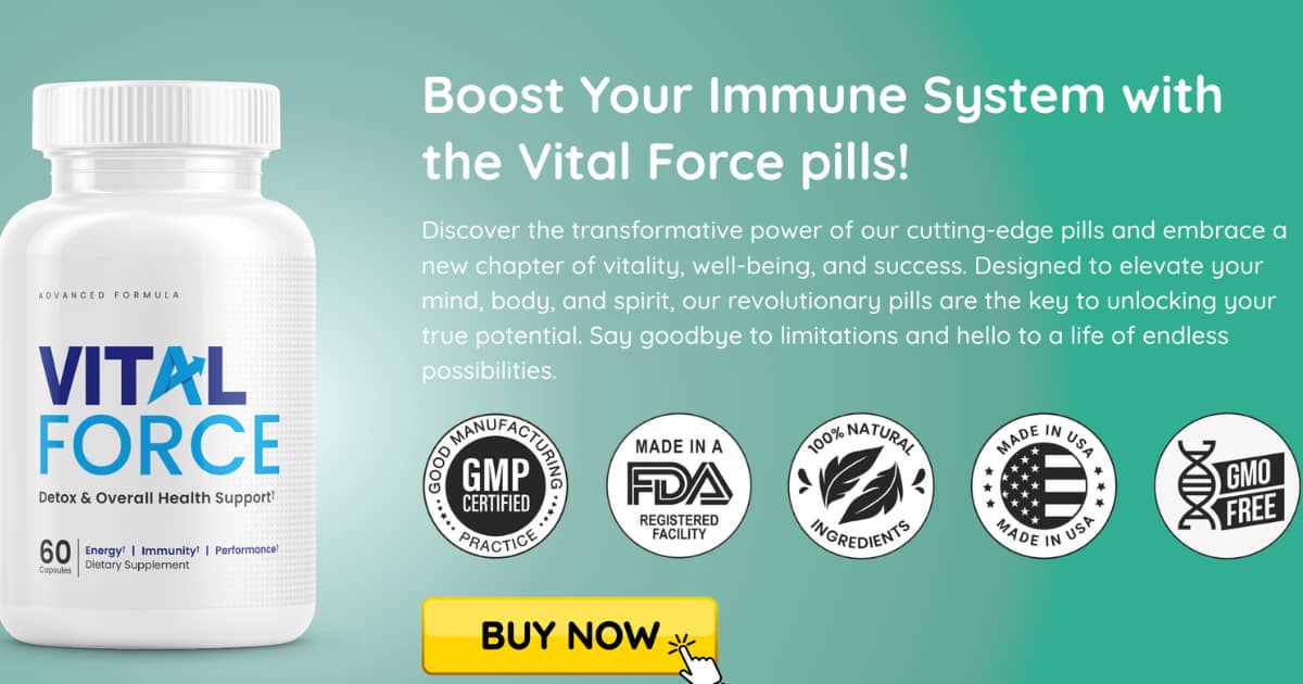 Vital Force Supplement to reduce inflammation in the body fast